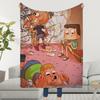 Cartoon Funny C-ClarenceS-ES CTHN Blanket Throw Super Cosy Plush Living Room Sofa Couch Childish Birthday Gifts