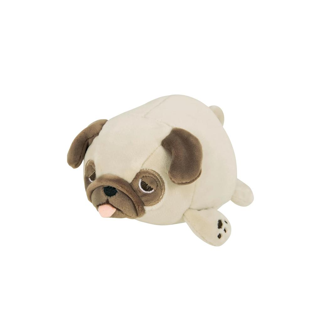 LIV HEART Marshmallow Animal Mascot Hana the Pug 11cm Fluffy and (approx. Long), Squishy, 48657-32
