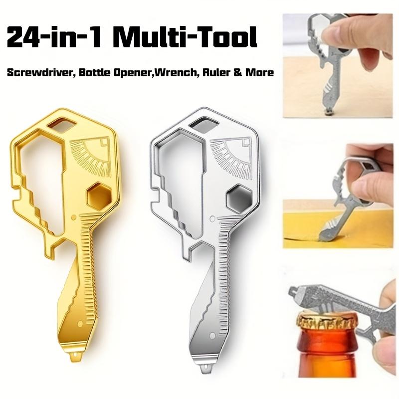 1 Piece 24-in-1 Multifunctional EDC Tool - with Wrenches, Screwdrivers, Pliers, Bottle Openers and More - for Camping