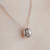 [925 Silver] Star Stone Sprinkle Necklace (White) BH7N59777W9500