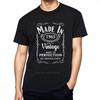 T Shirt Unisex Daily Wear Unisex Tshirt Made In Nineteen Sixty Quickdry Round Neck Tee Retro Vintage Minimalist Tshirt