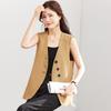 TERRE BLEUE Women's Stylish Commuter Suit Vest