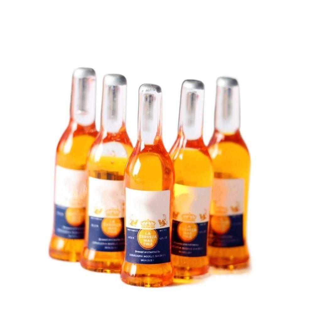 

Модель бутылки вина из смолы, имитация бутылки вина, кукольный домик, бутылка вина, кухонные аксессуары для напитков