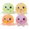 Jelly Octopus Spielzeugset zur Stressbewältigung und für sensorisches Spiel mit weichen Kügelchen im Inneren für Kinder und Erwachsene 4er-Pack