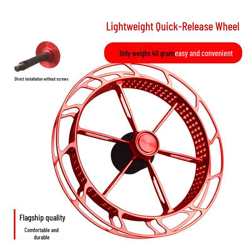 New Three-Hole Ultra-Light Alloy Reel: Freshwater Casting & Fast Eight-Trigram Hand-Operated Disc Wheel