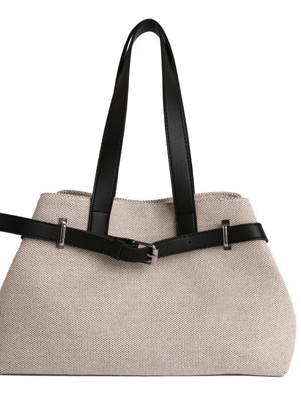 Women's 2026 Large Capacity Woven Tote Bag, Fashionable and Versatile for Commuting and Shoulder Wear