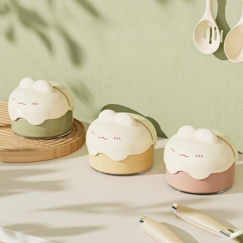 Suction Cup Sharpener Removable Whetstone Cartoon Vacuum Suction Cup Sharpener Kitchen Manual Sharpener