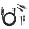 Program Walkie Talkie Programming Cable with CD Driver for Baofeng GT 3 UV 82 BF 888s Radio