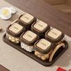 Transparent Snack & Nut Storage Box for Living Room