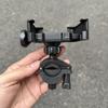 Universal Motorcycle Scooter Rearview Phone Holder Bracket - Shockproof, Reflective Mirror, Electric Vehicle Clip
