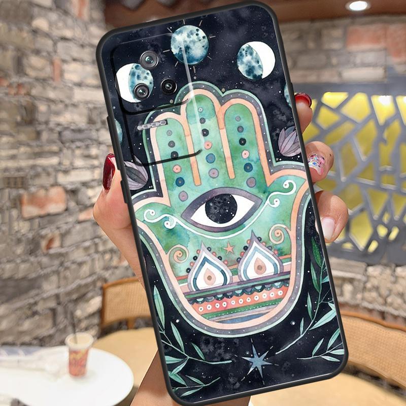 Hamsa Hand Of Fatima Case For Xiaomi 15 Ultra 13 14 11T 12T 13T 14T Pro POCO X7 X3 X5 X6 Pro M6 F5 F6 Pro Cover