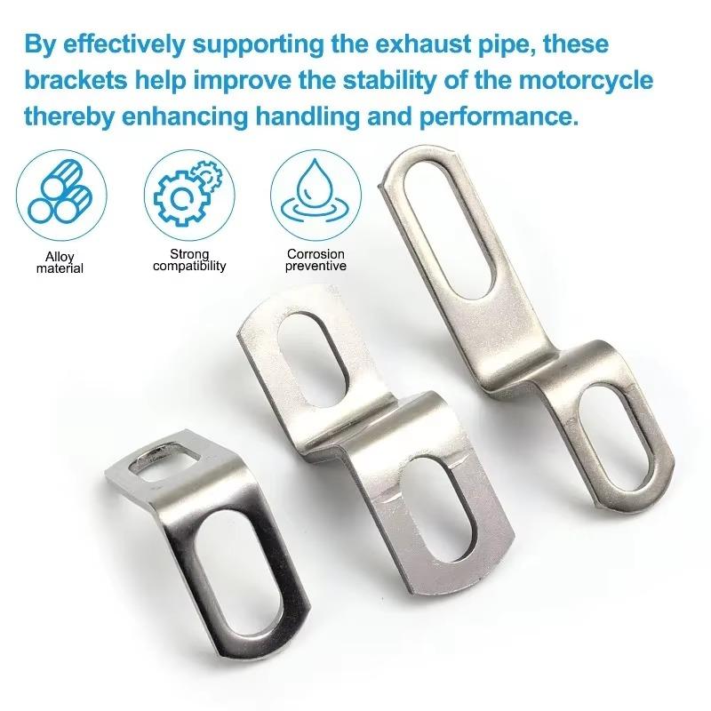 Various Size Motorcycle Universal Support Type Z/L Silencer Holder Mounting Clamp Bracket for Motor Exhaust Muffler Pipe Tube