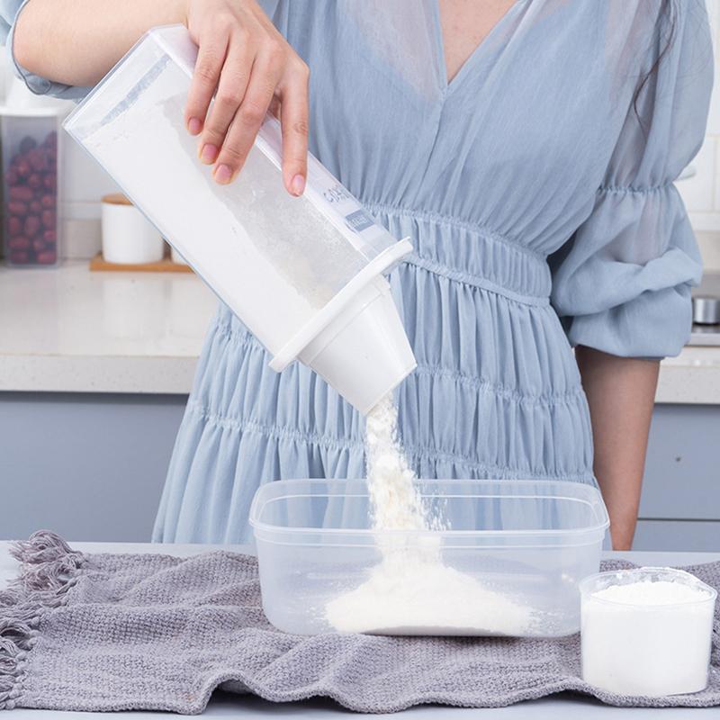 Küchen Lebensmittelbehälter Versiegelt Frischhaltebox Getreidebehälter Aufbewahrung Küchensortierung Reisaufbewahrungsbox Behälter Flaschen und Gläser