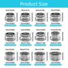 Stainless Steel Faucet Adapter Set Shower Head Connector Set Simple Installation for Home Bathroom Shower Installation