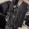 Korean Style Velvet Pajamas Women Autumn Winter Sleepwear Long Sleeve Casual Nightwear Pyjamas Suit Home Clothes Sleep Set