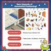 Kawaii Design 3D Scenery Stickers Special Economic Zone Stacking Sticker Book  Festival Gift