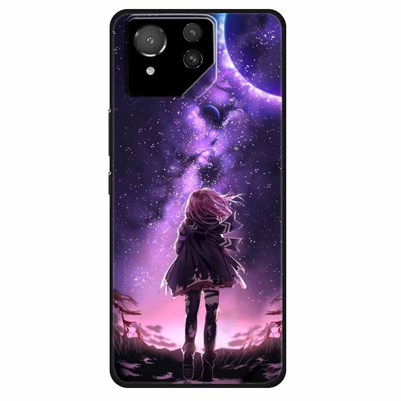 For Asus ROG Phone 8 Case Lovely Soft Silicone Lion Fundas For ASUS Rog Phone 8 Pro Cover Marble Cat Phone8 8pro Protector Bag