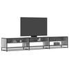 VidaXL TV Cabinet Sonoma Grey 270x40x46 Cm Engineered Wood, TV Stand, TV Sideboard, Multimedia Unit, TV Bench, Hi-fi Unit, 3300813