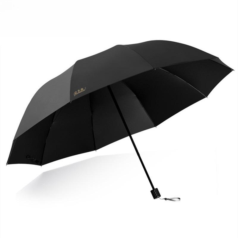 Large Folding Umbrella for Two or Three People with Sun Protection and Anti-UV Features