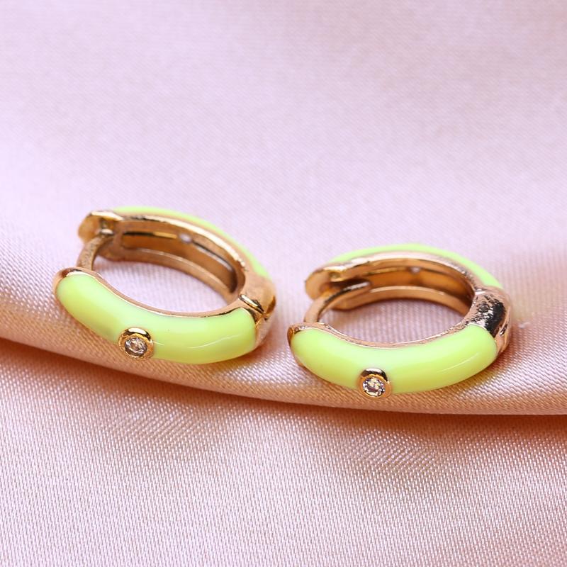 KNIKOO Runde Clip-Ohrringe für Damen, modische Creolen, Schmuck für Hochzeit, Party, Geschenke, Zirkonia, CZ-Ohrringe