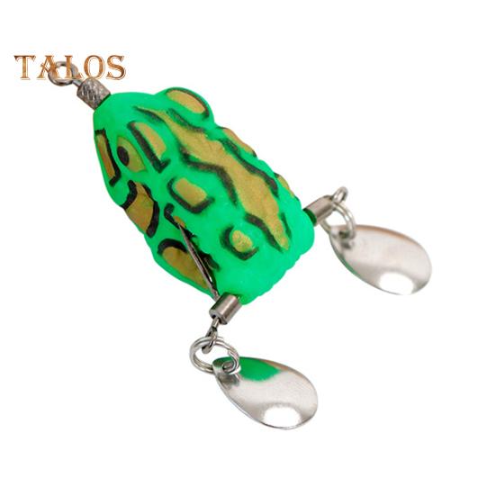 

2.7CM/3.2G Мини Мягкая Лягушка Приманка с Бесспутниковым Крючком Спиннер Лезвие ПВХ Искусственная Лягушка Приманка Для Морской Пресноводной Рыболовной Ловля Окуня Змееголова Аксессуары зелёный