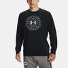 Under Armour Rival Alma Mater Logo Embroidered Fleece Crewneck Sweatshirt Men Sweatshirt Black 1366298-001