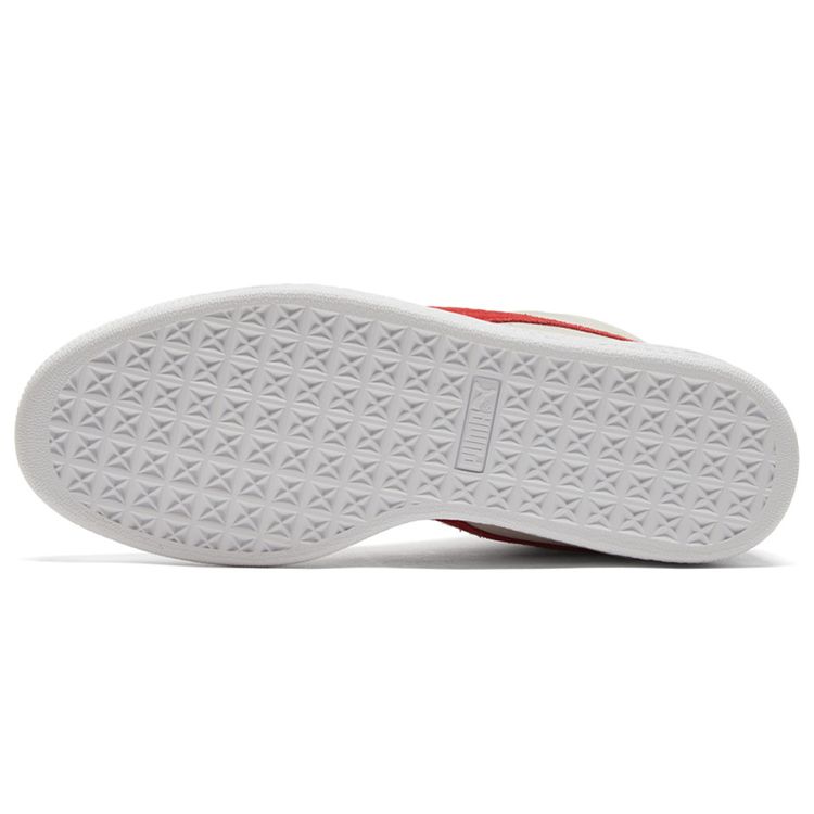 Puma Suede Mid 21 Alb Roșu Lămâie Adidași Unisex Roșu Risc Ridicat Super-Lămâie 380205-09