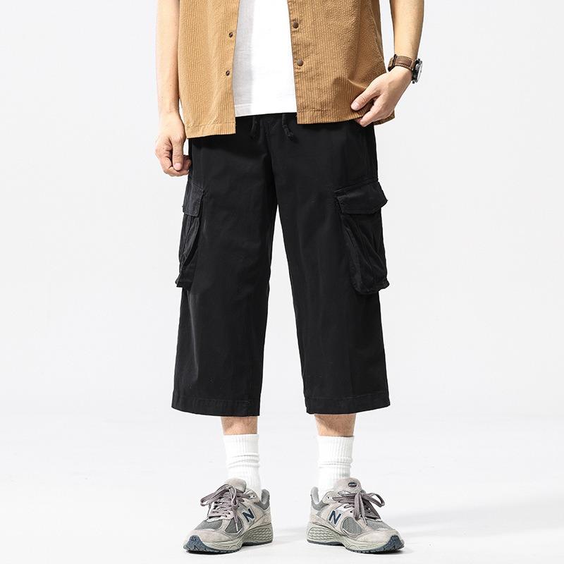 Neue Sommer-Trend-Overalls Herren locker lässig Achtelhose trendige Hose Herren High-End Herrenbekleidung