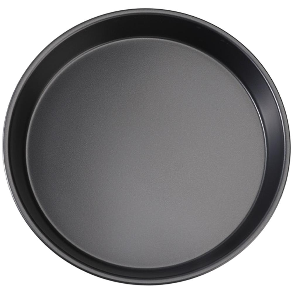 10 Inch Round Carbon Steel Pizza Pan Nonstick Coating Bakeware with Rolled Edge for Safe Handling and Even Temperature Cooking
