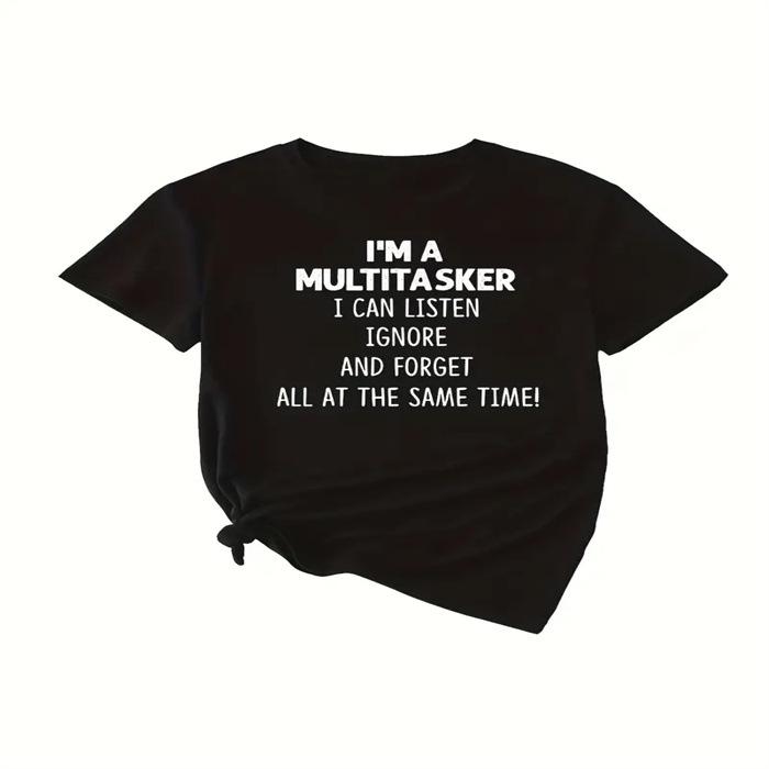 Letní top s kulatým výstřihem a potiskem Módní Ležérní Roztomilá dámská trička z čisté bavlny s krátkým rukávem