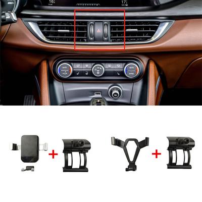 1 Zestaw Materiał Plastikowy Do 2017-2022 Alfa Romeo Stelvio Gravity Linkage Specjalny Uchwyt Telefonu Samochodowego Stojak Mobilny