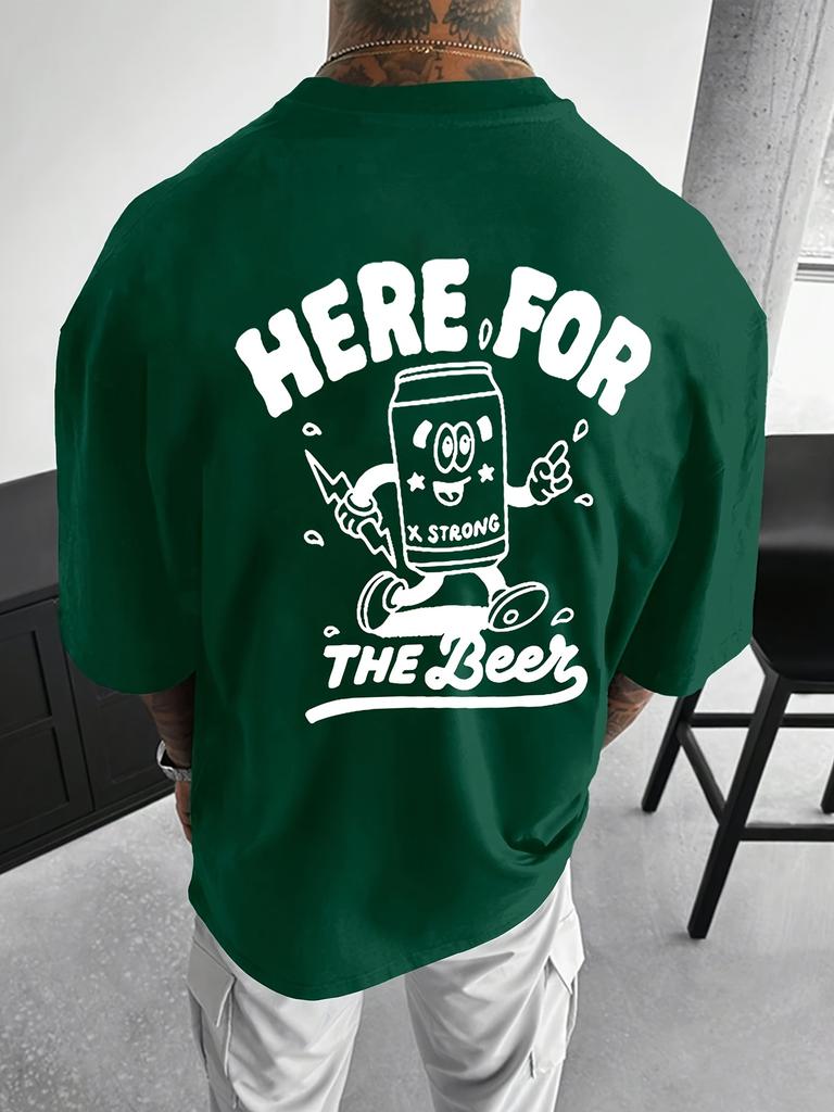 Mens crew neck monogram short sleeve Tshirt
