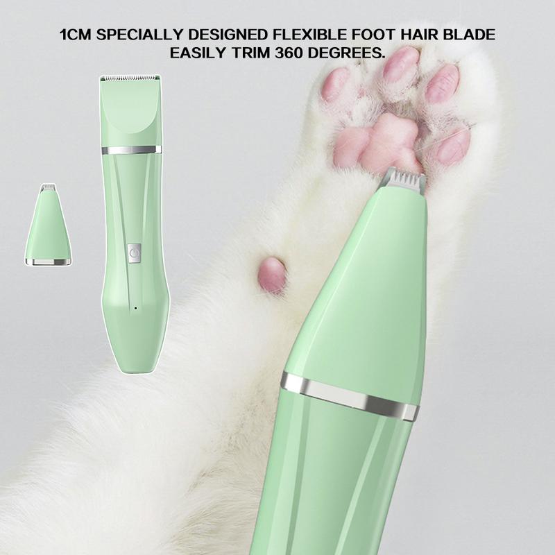 Multi In 1 Pet Paw Trimmer,Dog Grooming Clippers,Rechargeable Waterproof Pet Grooming Shaver,Professional Pet Clipper For Dogs