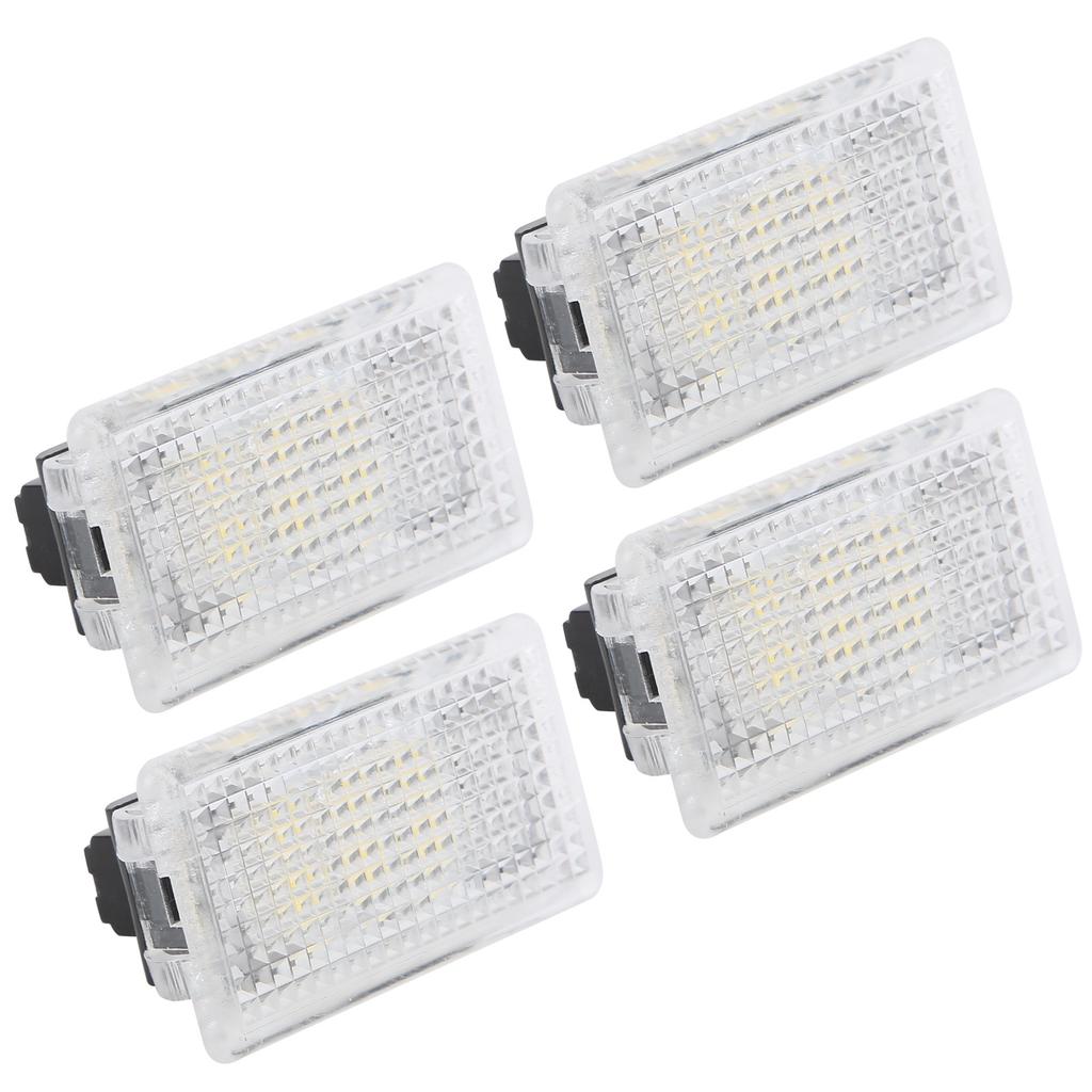 4 Stück Auto Fußraumleuchte Ultra Helle Atmosphärenlampe Ersatz für Tesla Model 3 2018‑2021Weiß