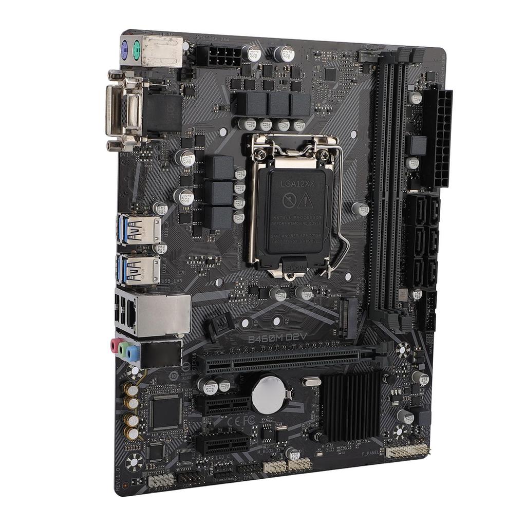 B460M D2V LGA 1200 PCI E Computer Motherboard M ATX DDR4X2 DIMM DVI and VGA Output Multiphase Power Mainboard 64GB Motherboard, 3.0