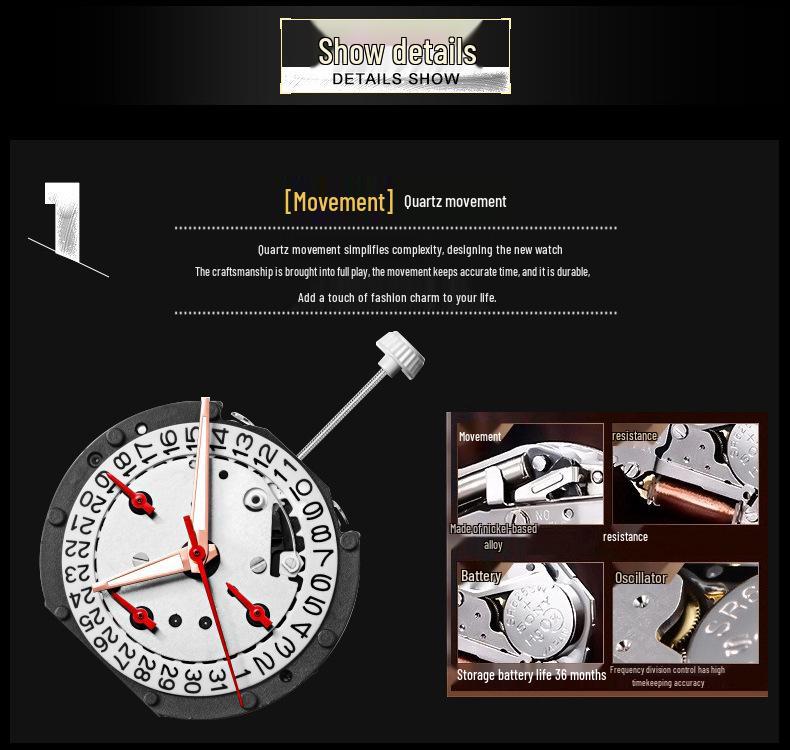 MEGIR Men's Sports Outdoor Stainless Steel Square Watch, 2018 Edition