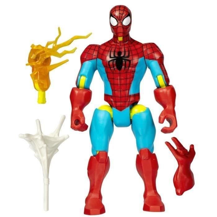 MixMashers SpiderMan, figurine 12 cm personnalisable à mélanger et combiner avec accessoires, Marvel, dès 4 ans