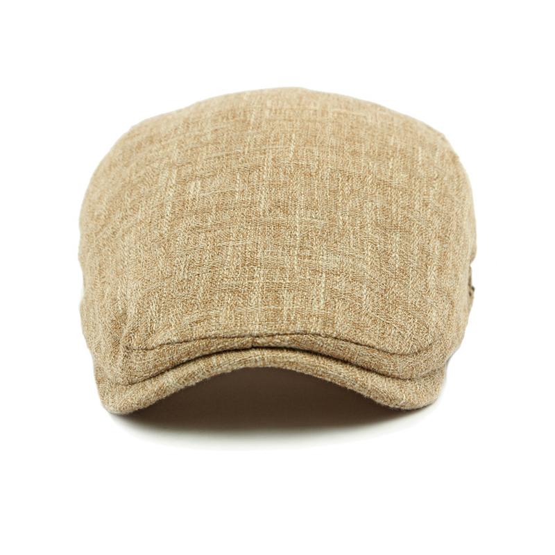 Men's Spring Beret British Vintage Forward Cap Women's Peaked Cap
