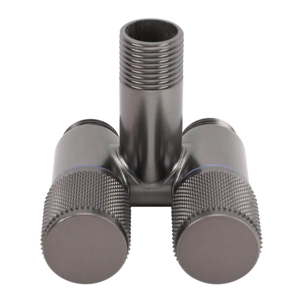 Dubbelströmbrytare Vattenventil 1 G1/2 tum Inlopp 2 G1/2 tum Utlopp Yttergänga Vattenventil för Tvättmaskin