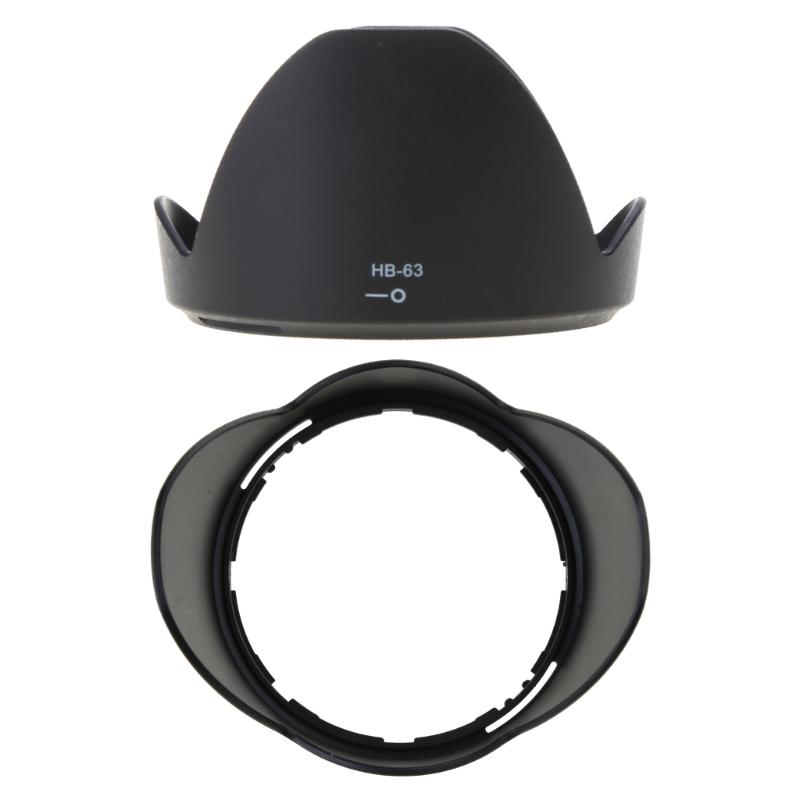 Reversible Lens Hood for HB63 Lightweight and Portable Lens Cover Sun Shade for D750 D600 24-85mm f/3.5-4.5G VR Lens