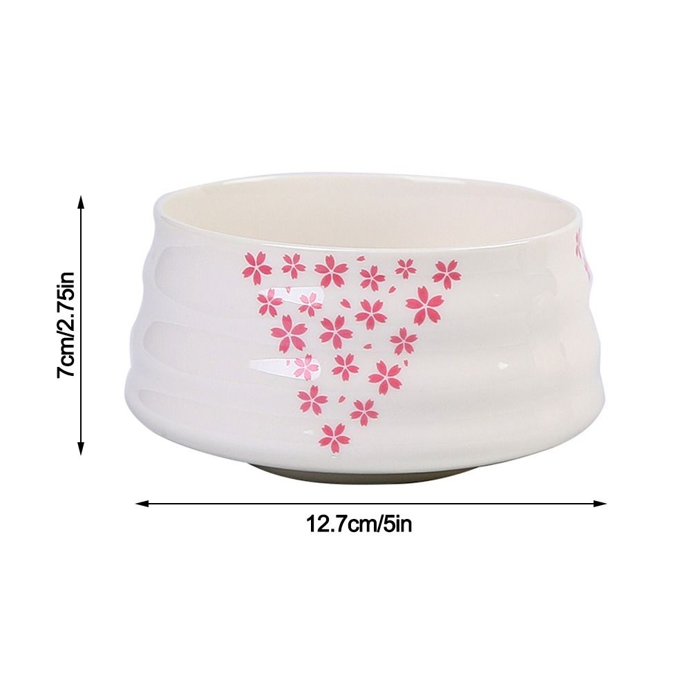 Smooth Tea Salad Soup Bowl Ceramic Green Tea Maker Cup Matcha Bowl  for Tea Set Accessories