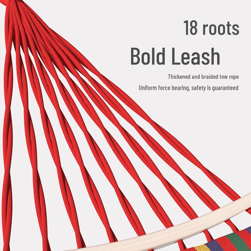 ZhaoGangBaBa Outdoor Striped Hammock