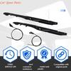 Y4UA Sunroof Glass Cable Track Replacement Set Weatherproof Sunroof Cable for Car
