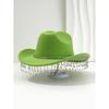 Unique Sweet Party Hat With Square Rhinestone Chain Tassel Music Events