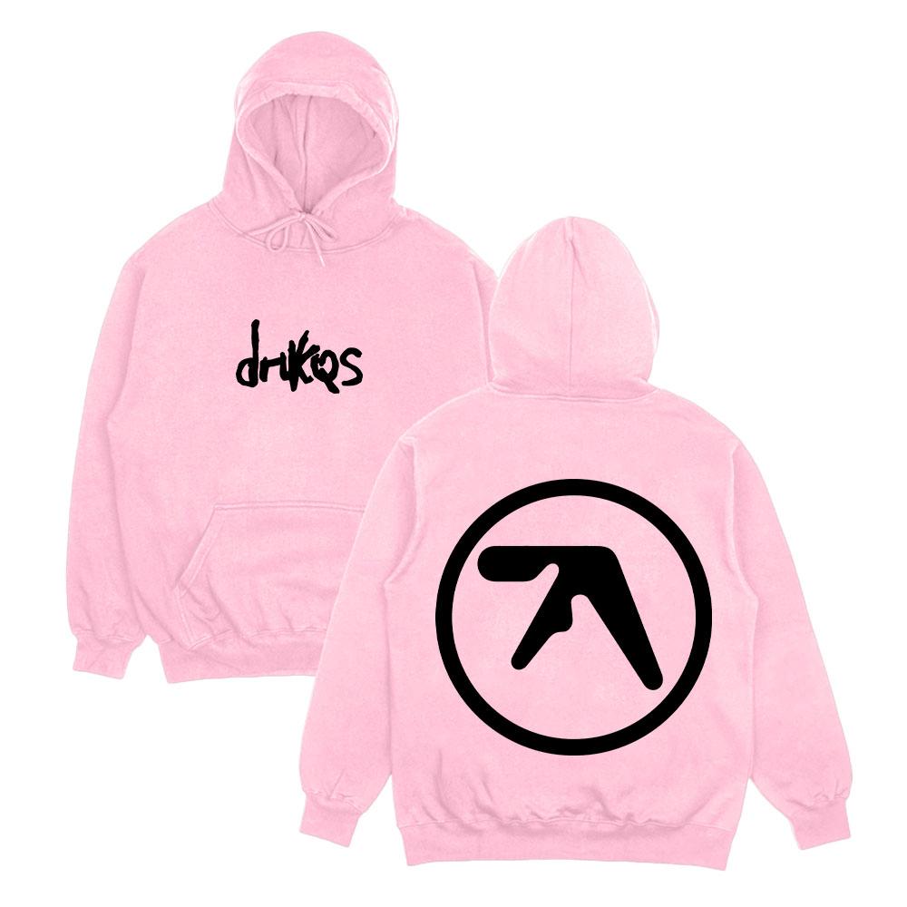 Drukqs Dual Logo Heavyweight Hoodie Aphex Twin High Street Sweatshirts Harajuku Long Sleeve Streetwear Fashion Unisex