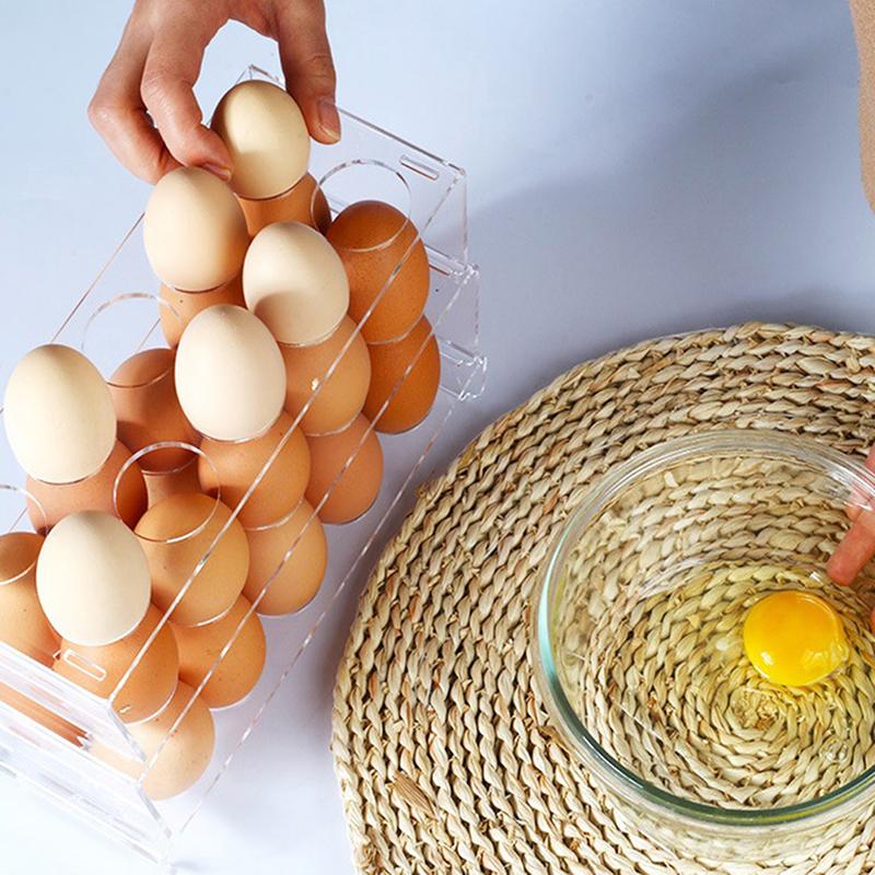 6/10 Holes Egg Storage Container Refrigerator Holder Display Organisers