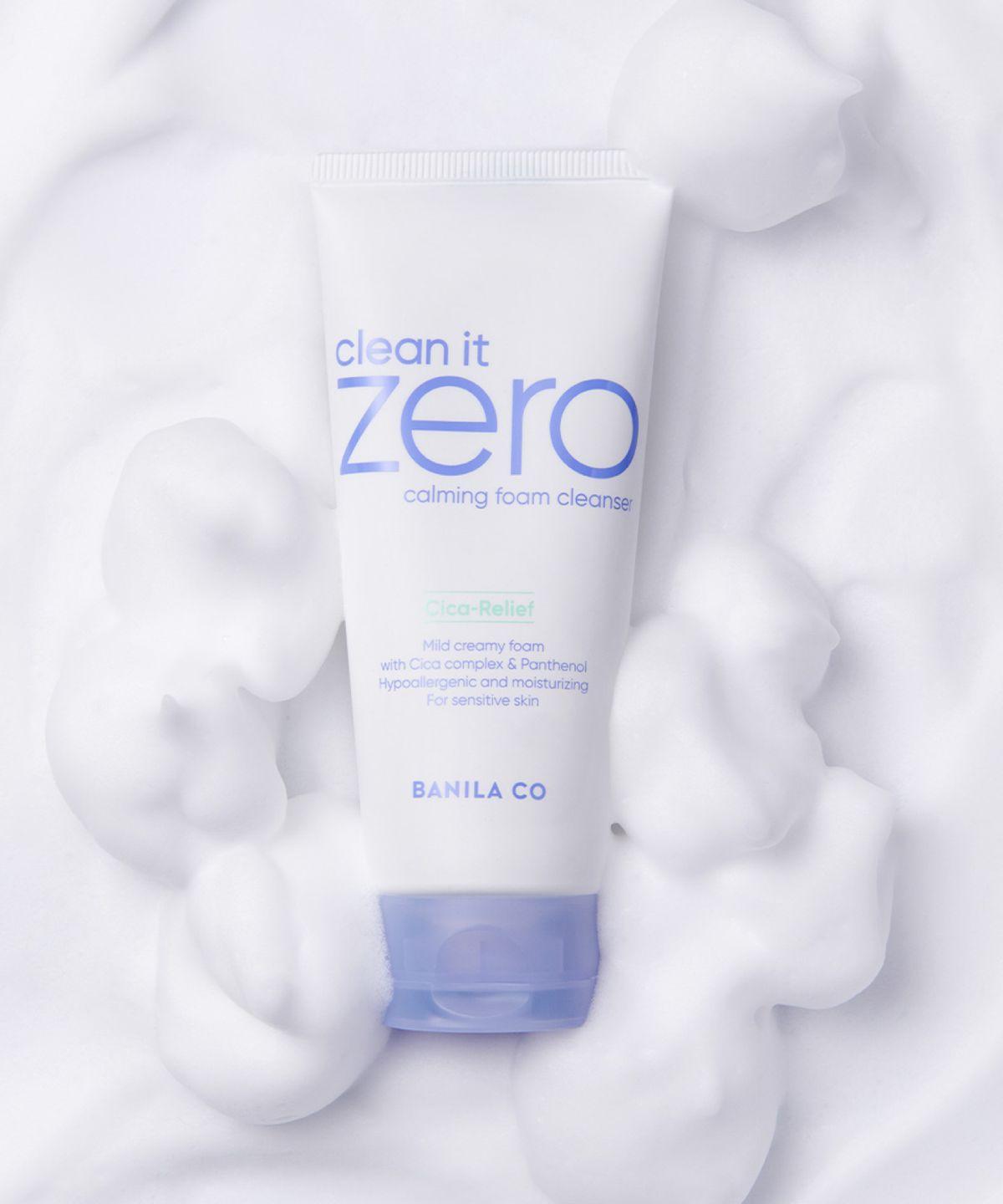 Clean It Zero успокаивающая очищающая пенка 150 мл