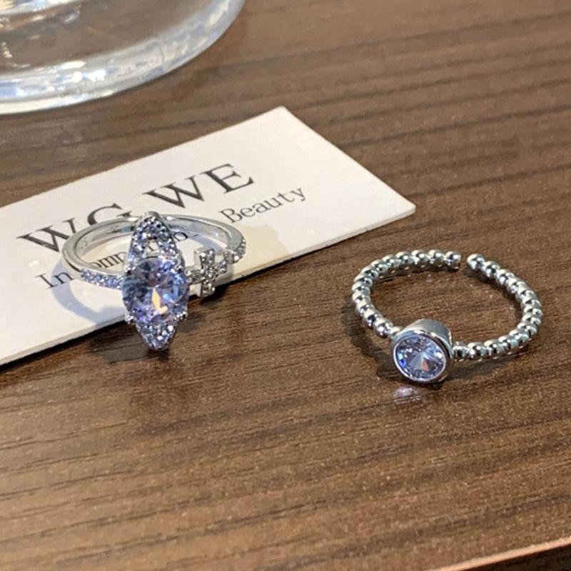 Contracted Design Women's Ring with Brilliant White Cubic Zirconia Wedding Party Daily Wearable Statement Jewelry Gifts