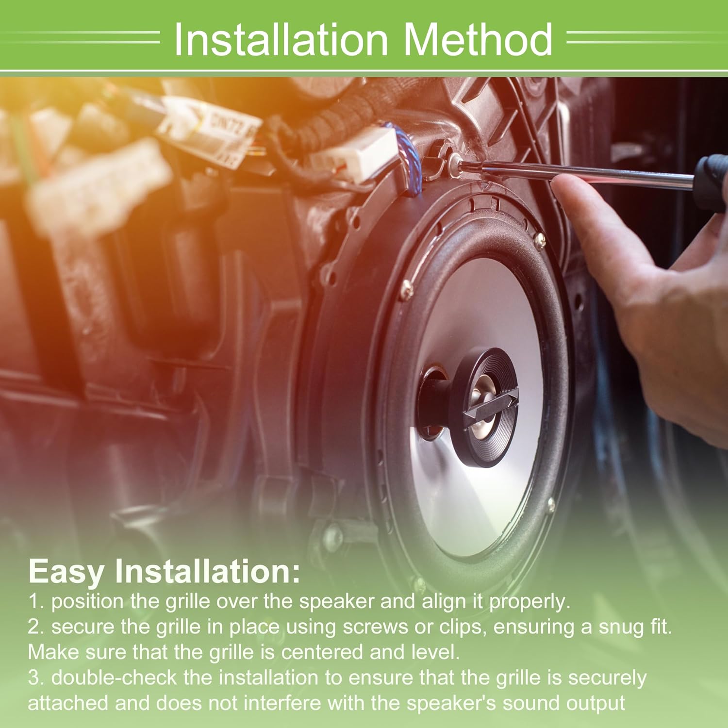 

ACROPIX Универсальные 4 Защитные сетки для автомобильных динамиков Круглые 4-дюймовые Защитные чехлы для аудиодинамиков и сабвуферов с монтажными винтами Железо Алюминиевый сплав