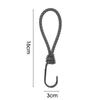 Outdoor Tent Bungee Elastic Rope Cords with Hook for Camping Canopy Tarp Tent Fixed Binding Belt Hook Cord Fastener